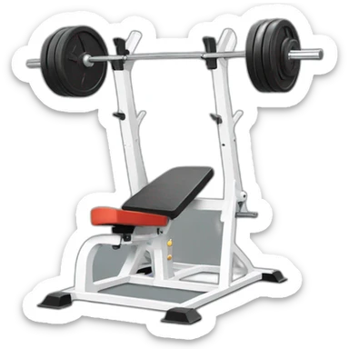 bench press machine sticker