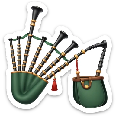 bagpipes sticker