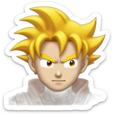 Goku wiht no here sticker