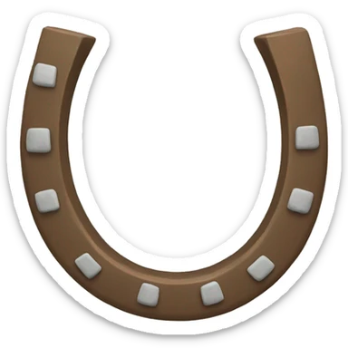 Horseshoe sticker