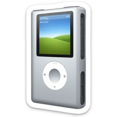 IPOD with screen sticker