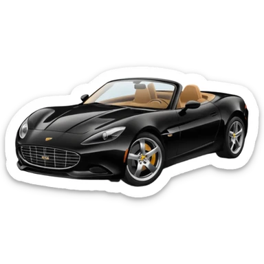 Едем спортикная машина по Лос-Анджелесу а на ней написано слово "MAJESTIC"\ sticker