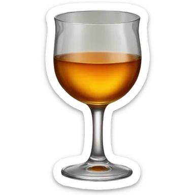 whisky glass sticker