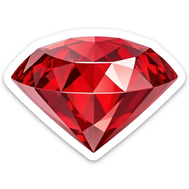 red diamond sticker