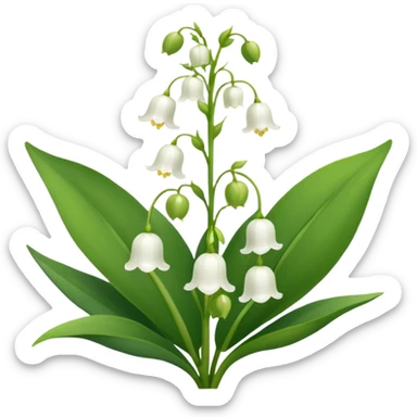 Lily of The Valley sticker