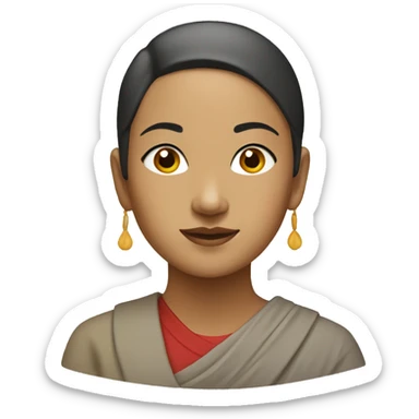 Buddhist women sticker