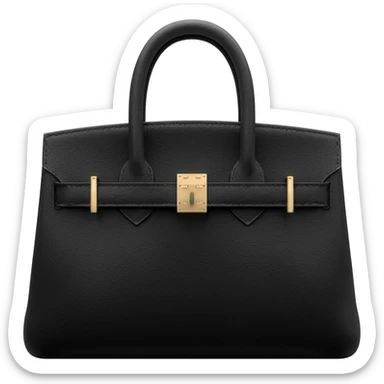 matte black birkin bag sticker