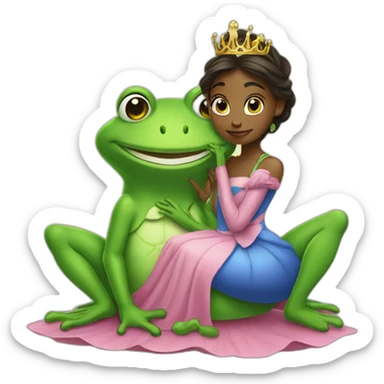 La princesse et la grenouille sticker