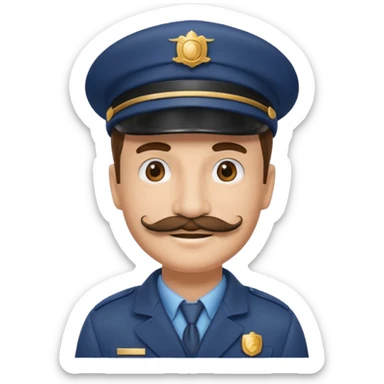 train driver sticker