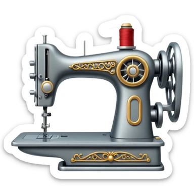 sewing machine sticker