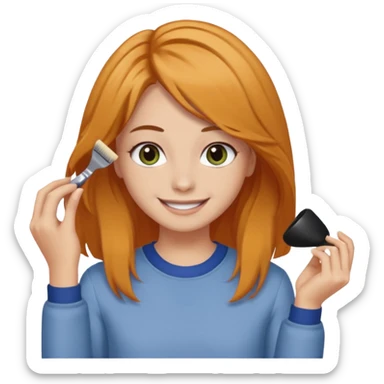 Arrume-se comigo sticker