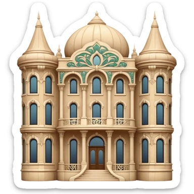 art nouveau palace sticker