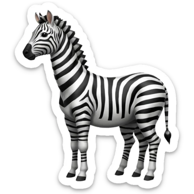 Archer zebra sticker