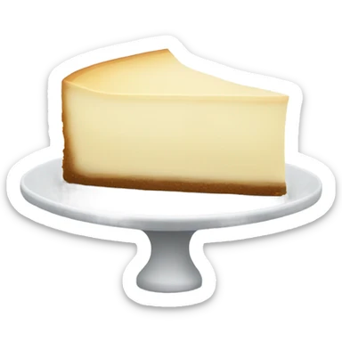 Plain whole cheesecake sticker