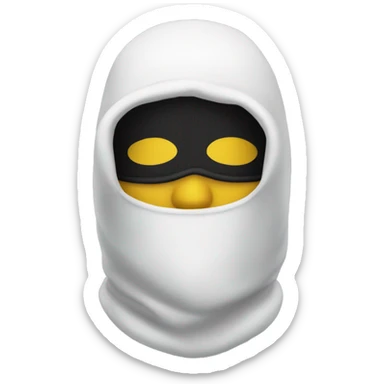Peso pluma with balaclava sticker