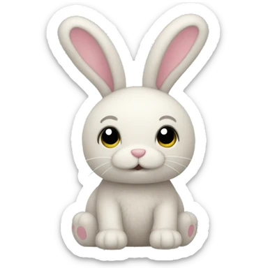 jellycat bunny  sticker