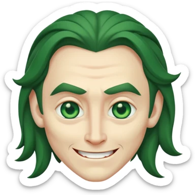 loki winking sticker