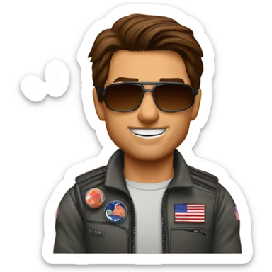 Tom cruise on mars sticker