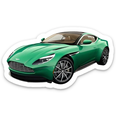 Aston Martin DB11 - Aston Martin (Model Year: 2022) (Iconic colour: Green) sticker