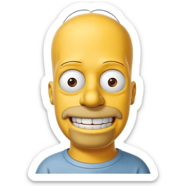 Homer Simpsons sticker