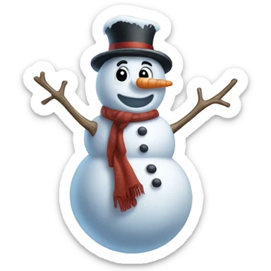 Frosty the snowman  sticker
