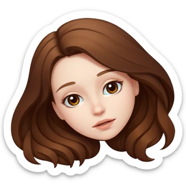 Girl Dead on the ground  sticker