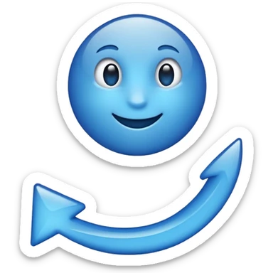 Checkmark blue sticker