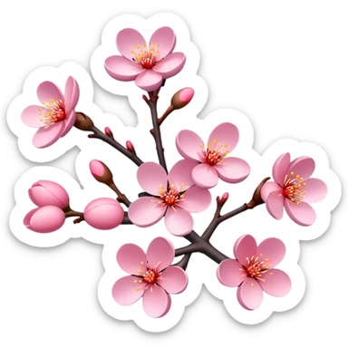 Plum blossom  sticker