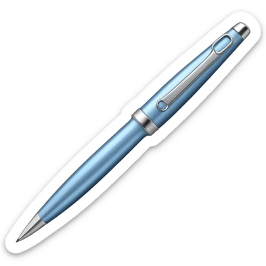a pen that looks like a knife sticker