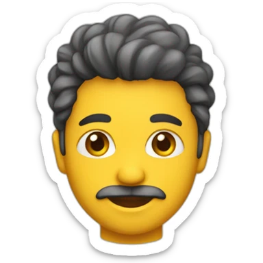 tio brasileño con falda esocesa sticker