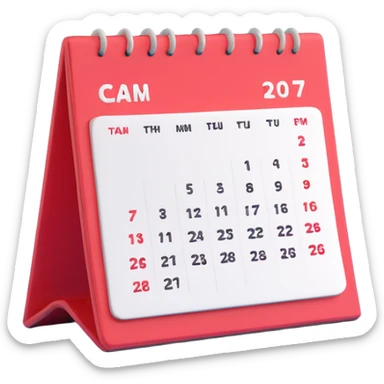 calendar sticker