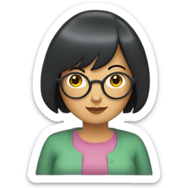 lesbian louise belcher sticker