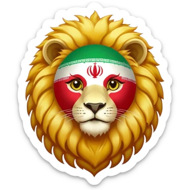 🦁☀️🇮🇷 sticker
