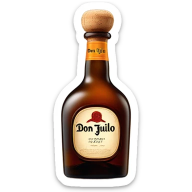 bottle of don julio 1942 sticker