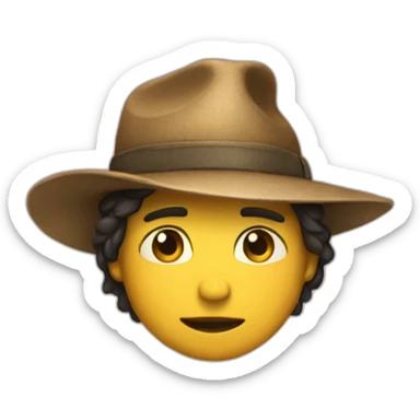 kai cenat with a hat on sticker