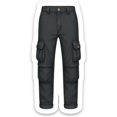 black cargo pants sticker