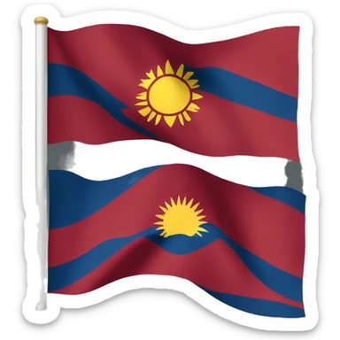 Tibet flag  sticker