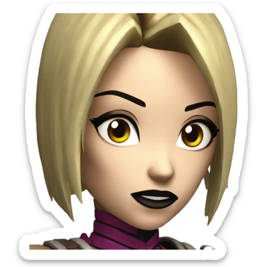 furious mileena Mortal Kombat X sticker