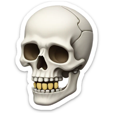 Skeleton sticker