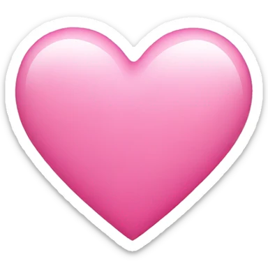 pink heart sticker