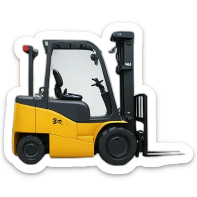 linde forklift sticker