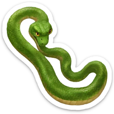 J vais que tu me donne un lettre S avec serpent sticker