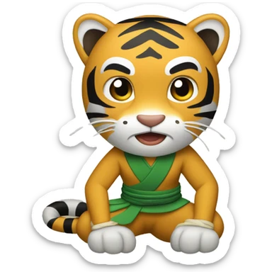Crouching tiger hidden dragon sticker