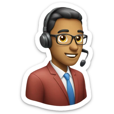 call center a sticker