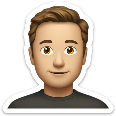 x by elon musk sticker