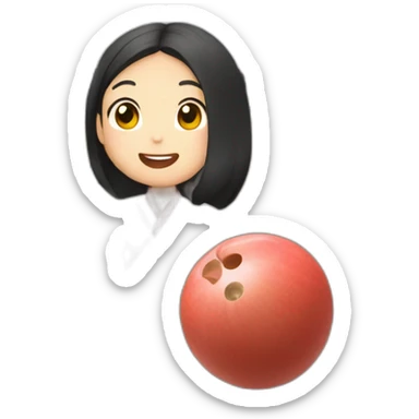 Lan Wangji goes bowling sticker