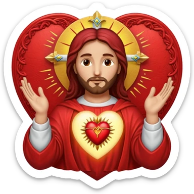 Sacred heart of Jesus  sticker
