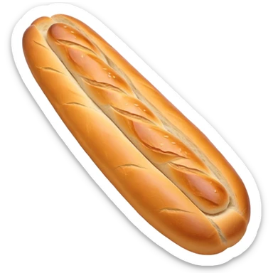 baguette, long and crusty sticker