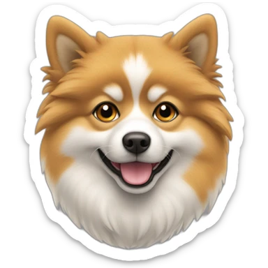 Spitz alemão  sticker