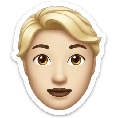 face mask beauty sticker